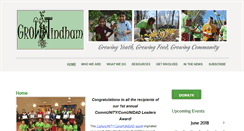Desktop Screenshot of growwindham.org